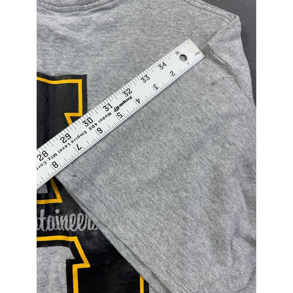 Appalachian State University Mountaineers T-Shirt Gray Short Sleeve Men's Large - Picture 7 of 8